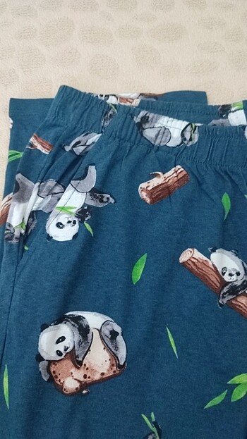 l Beden PANDA DESENLI PIJAMA ALTI