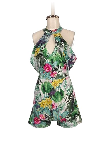 Vintage Love Kısa Tulum %70 İndirimli.