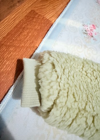 Diğer Bej Bebek Tulum, Peluş Detaylı Kapüşonlu