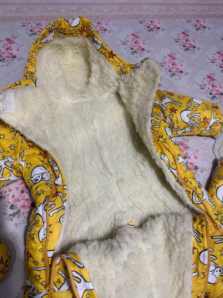 Gerçek kuzu yün astronot tulum - Görsel 4