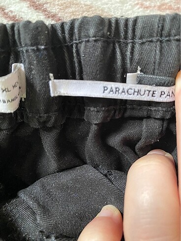 xl Beden siyah Renk Paraşüt kumaş pantolon