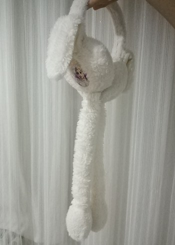 Beyaz Kürklü çocuk kulaklık - Görsel 4