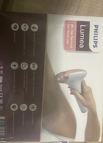 1 MİLYON ATIŞLI PHİLİPS LUMEA ORİJİNAL LAZER EPİLASYON CİHAZI - Görsel 3
