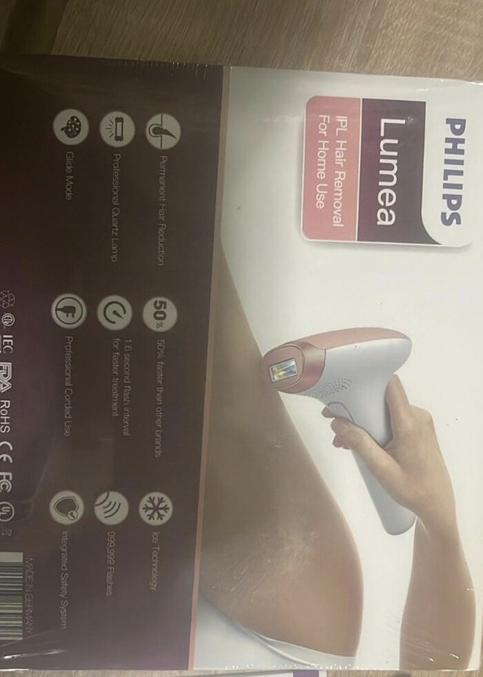 1 MİLYON ATIŞLI PHİLİPS LUMEA ORİJİNAL LAZER EPİLASYON CİHAZI - Görsel 3