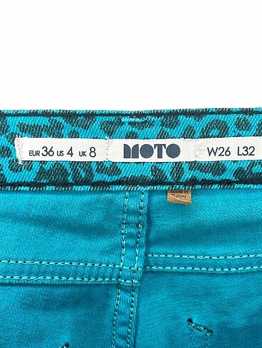 36 Beden yeşil Renk Vintage Love Jean / Kot %70 İndirimli.