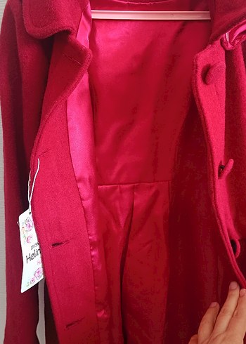 Kırmızı çocuk  Kaban - Görsel 3