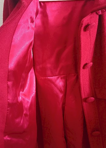 Kırmızı çocuk  Kaban - Görsel 2