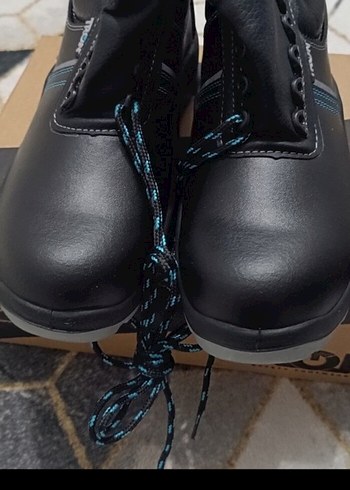 Erkek Siyah Bağcıklı Kauçuk Bot - Görsel 2