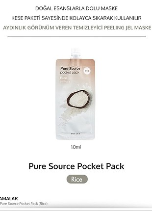 missha pure source pocket pack