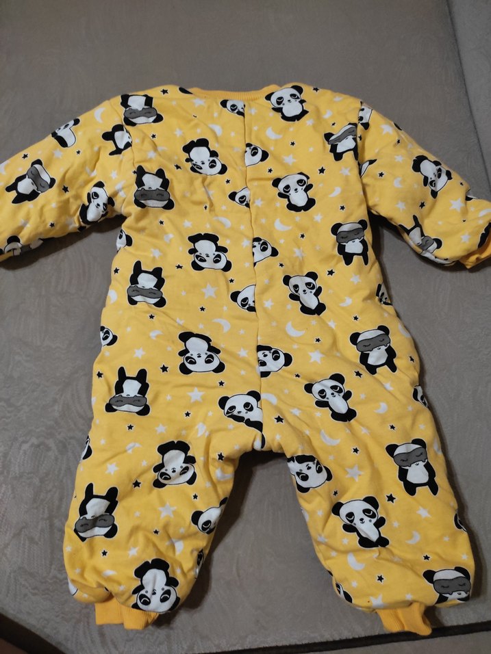 erkek bebek fermuarlı uyku tulum - Görsel 2