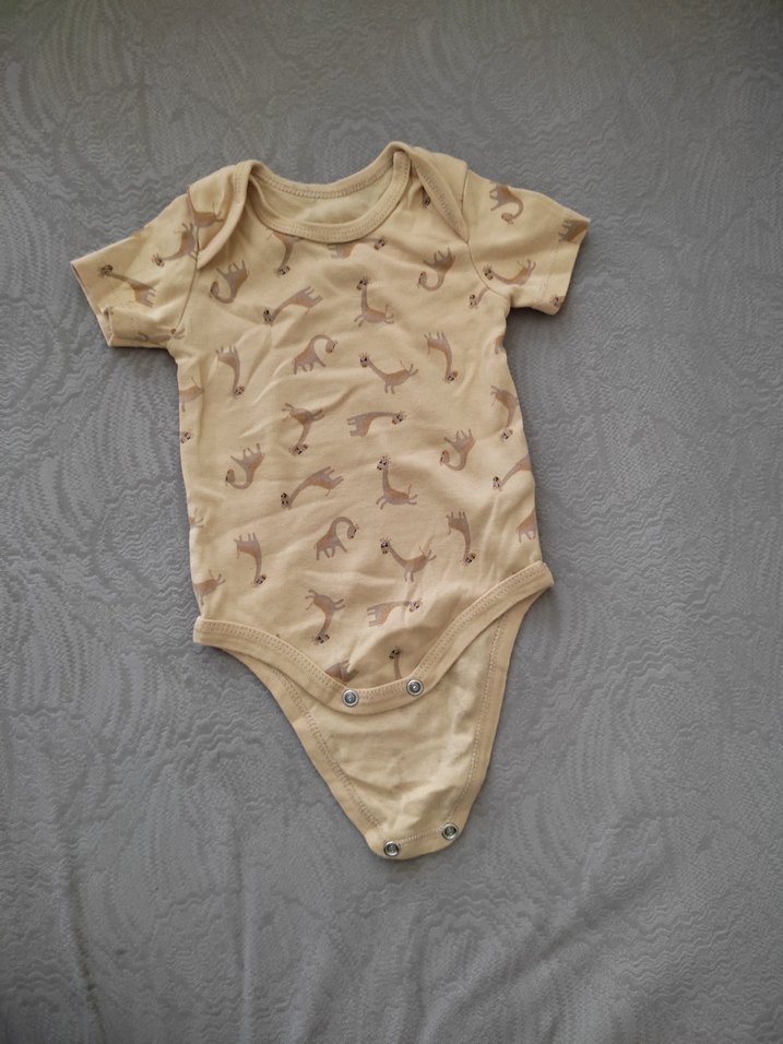 Kısa Kollu Pamuklu Bebek Body Seti - Görsel 4