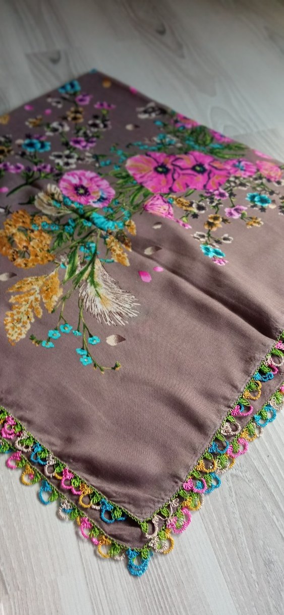 Nakışlı Çok Renkli Zincir Detaylı Bohem El Zinciri - Görsel 2