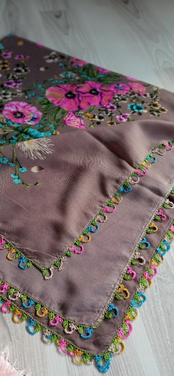 Nakışlı Çok Renkli Zincir Detaylı Bohem El Zinciri - Görsel 3