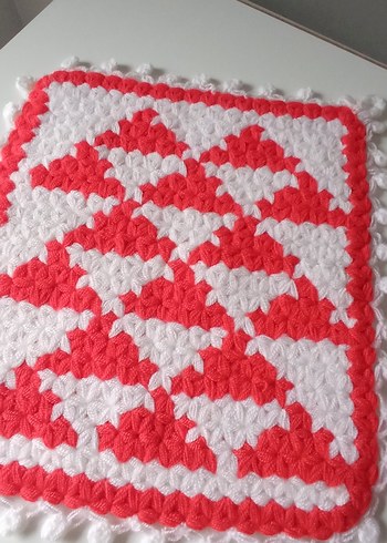 Kırmızı Beyaz Renkli Banyo Süngeri - Görsel 2