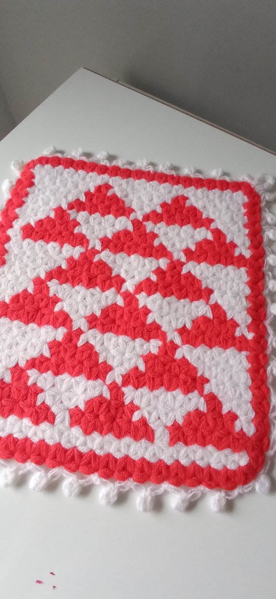 Kırmızı Beyaz Renkli Banyo Süngeri - Görsel 2