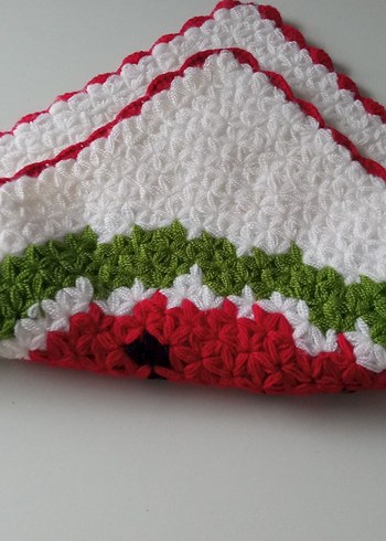 Renkli Karpuz Desenli Banyo lifi - Görsel 2