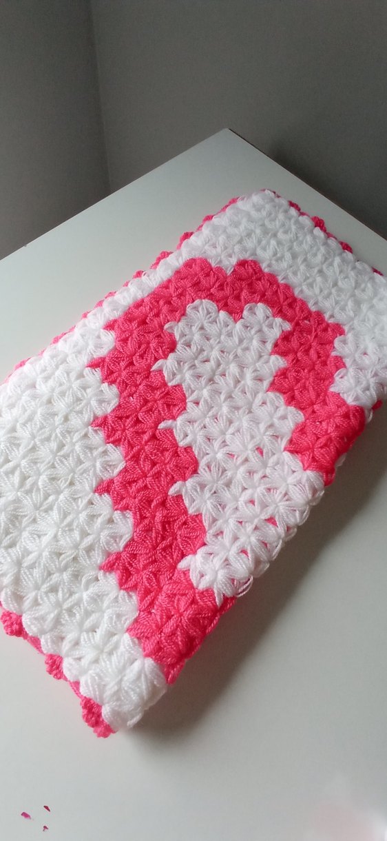 Pembe Kalp Desenli Banyo lifi - Görsel 2