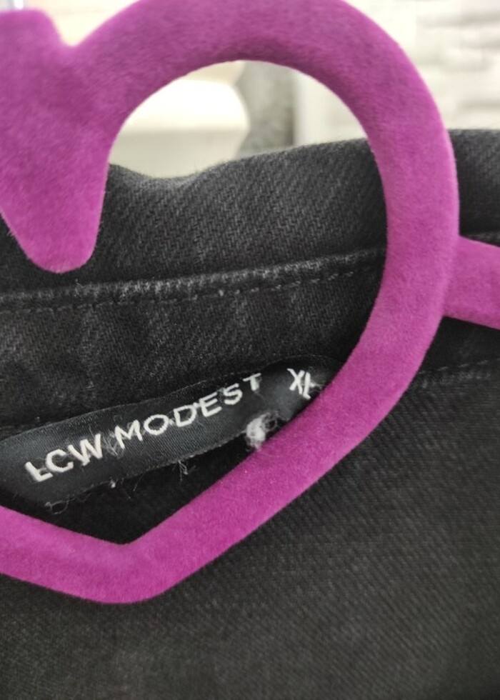 Uzun Kot Ceket Siyah  - Görsel 4