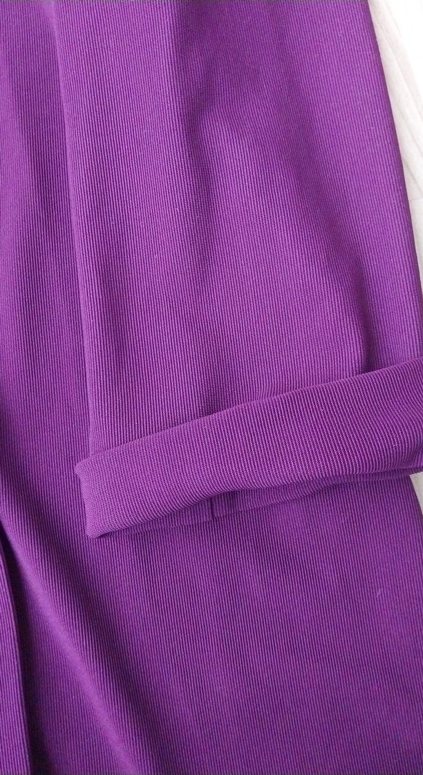 Mor Kadın Midi Boy Hırka - Görsel 3