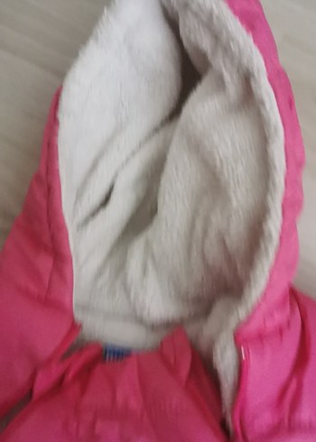 Renkli Baskılı Pembe Bebek Kız Tulumu - Görsel 3