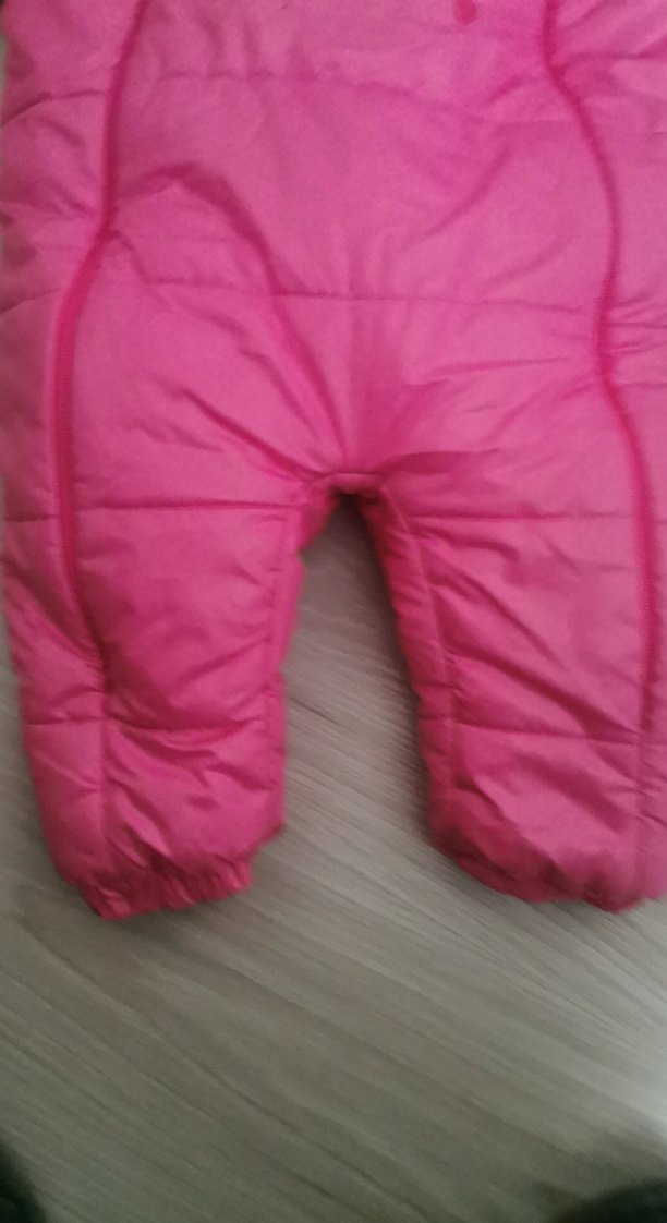 Renkli Baskılı Pembe Bebek Kız Tulumu - Görsel 4