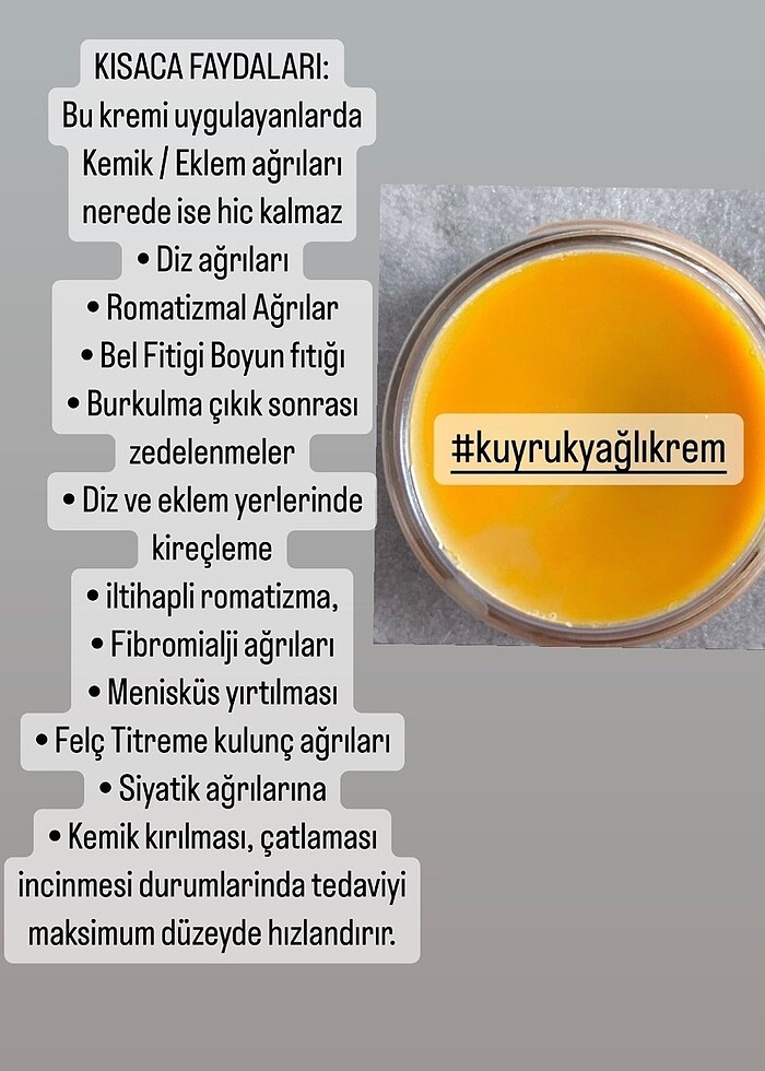 Kuyruk yağlı ağrı kremi 50 ml - Görsel 4