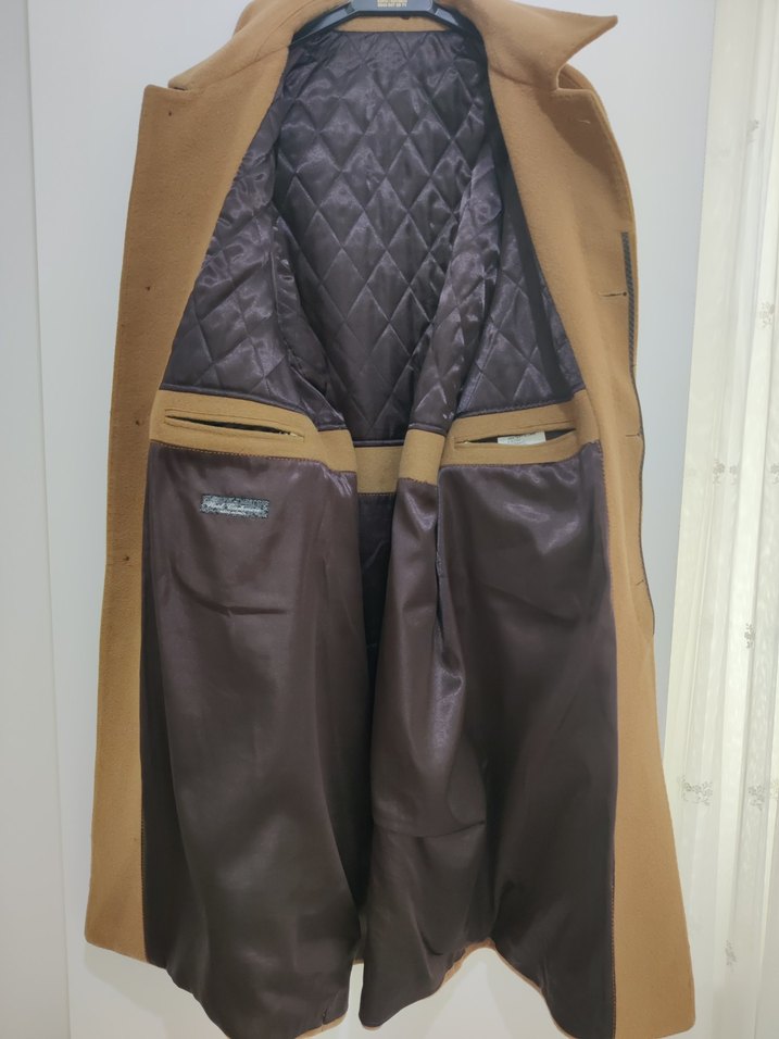 Yün Kaşmir Erkek Uzun Palto - Görsel 3