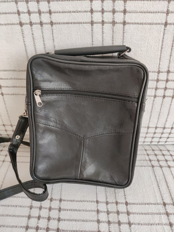 Siyah Erkek Omuz Çantası - Görsel 3