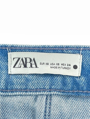 xs Beden mavi Renk Zara Mini Etek %70 İndirimli.