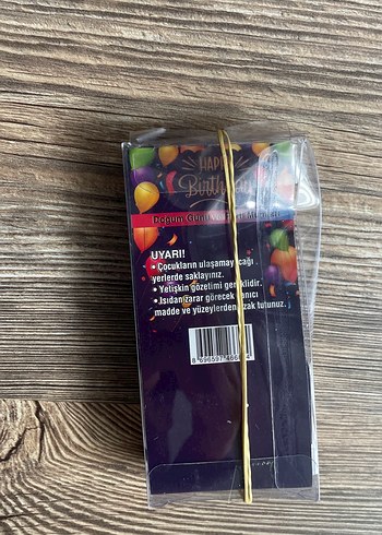 Mavi Rakam 3 Doğum Günü Mumu - Görsel 2