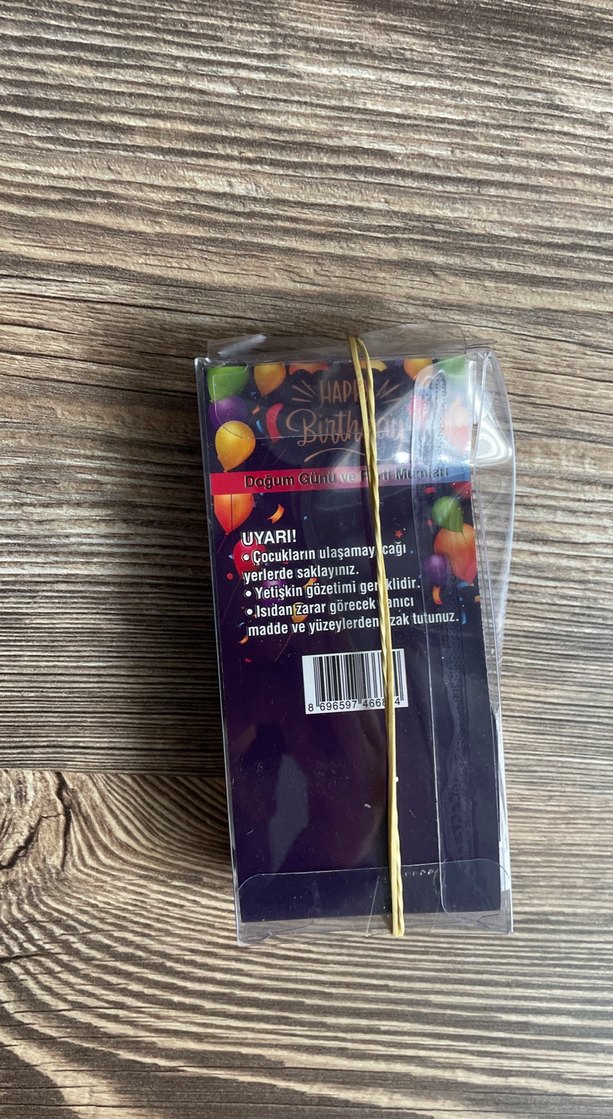 Mavi Rakam 3 Doğum Günü Mumu - Görsel 2