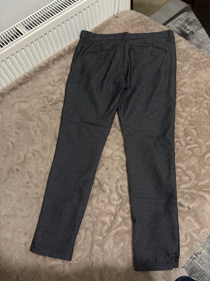 Gri Kemerli Erkek Regular Fit Pantolon - Görsel 2