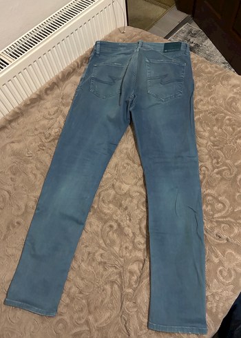 Mavi Regular Fit Düğmeli Erkek Kot Pantolon - Görsel 3