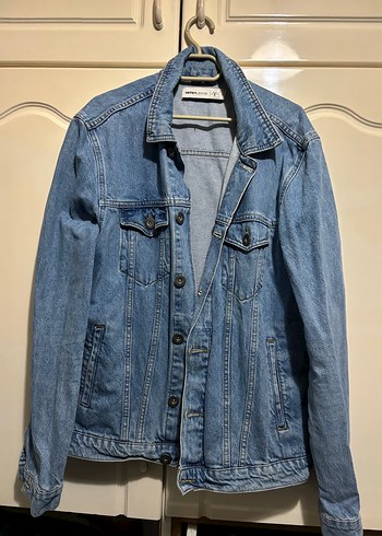 T Jeans Düğmeli Mavi Denim Ceket - Görsel 2