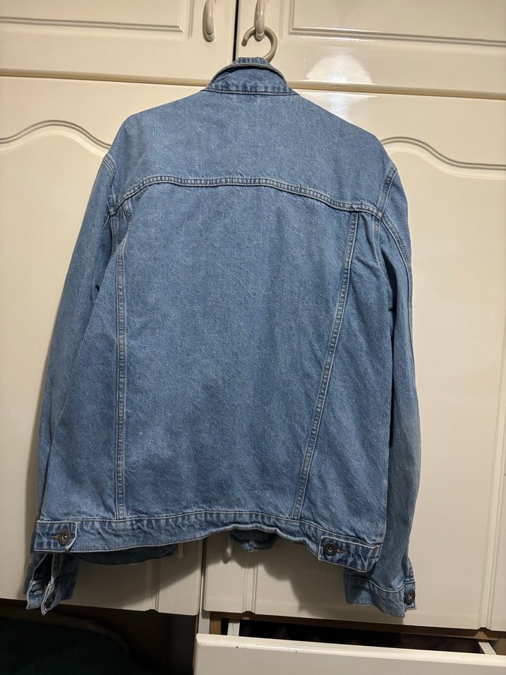 T Jeans Düğmeli Mavi Denim Ceket - Görsel 3