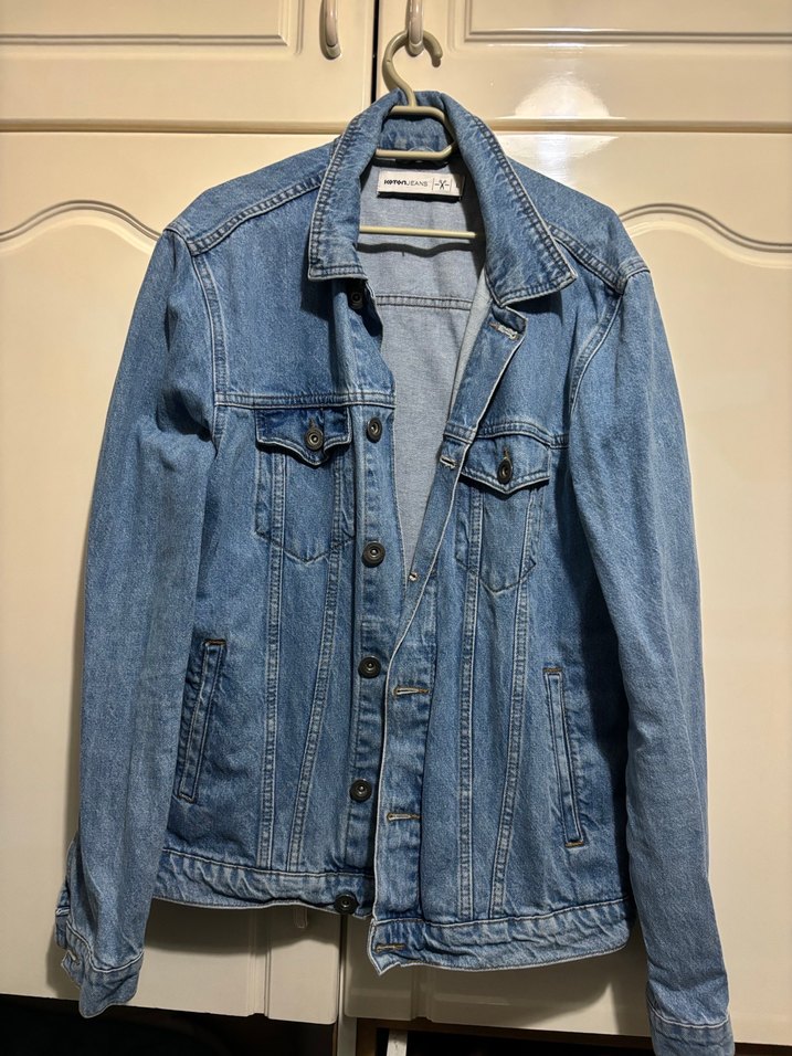 T Jeans Düğmeli Mavi Denim Ceket - Görsel 2