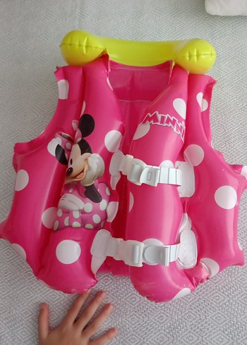 Pembe Minnie Mouse Çocuk Can Yeleği
