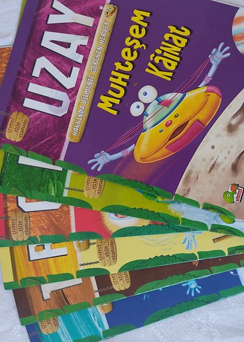 Çocuklar için Doğa ve Evren Kitapları Seti - Görsel 2