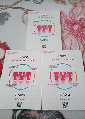3 Adım TYT Deneme Sınavları Seti