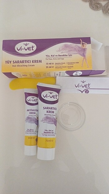 Tüy sarartıcı krem