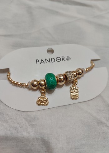 Pandora Altın Renkli Boncuklu Bileklik