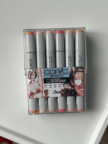 Diğer Copic sketch marker skin tone 12 li