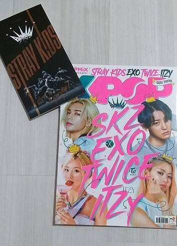 KPOP Dergi SKZ EXO TWICE ITZY