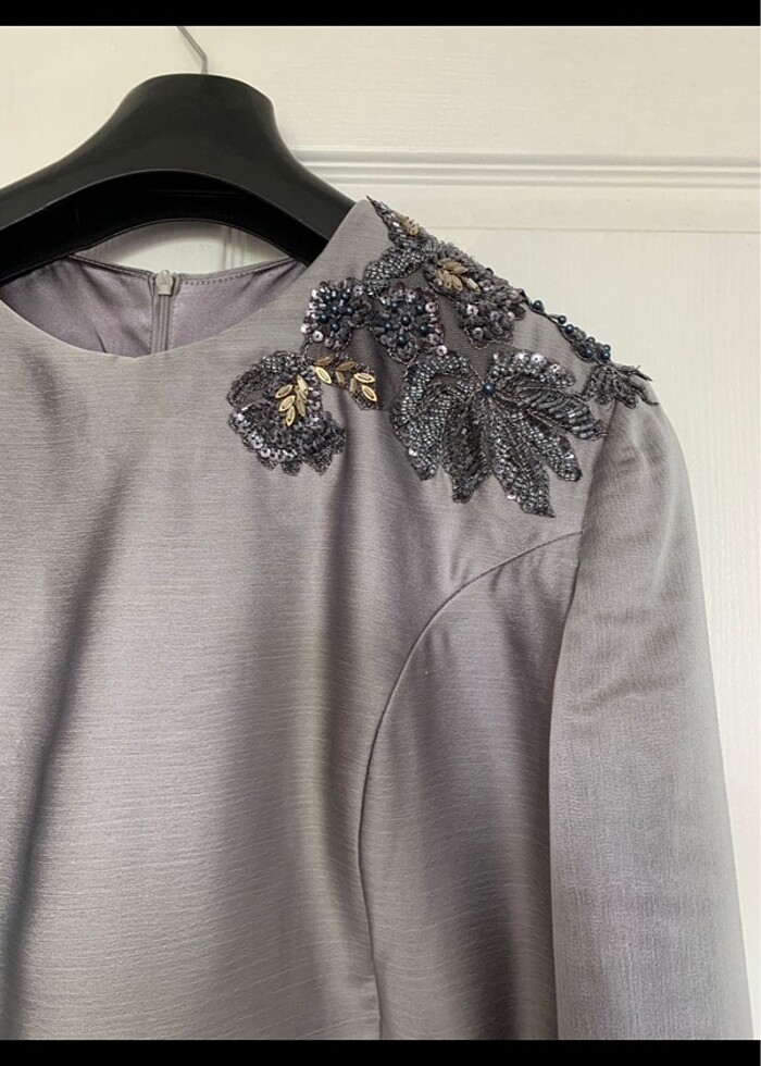 Tesettür özel tasarım abiye - Görsel 3