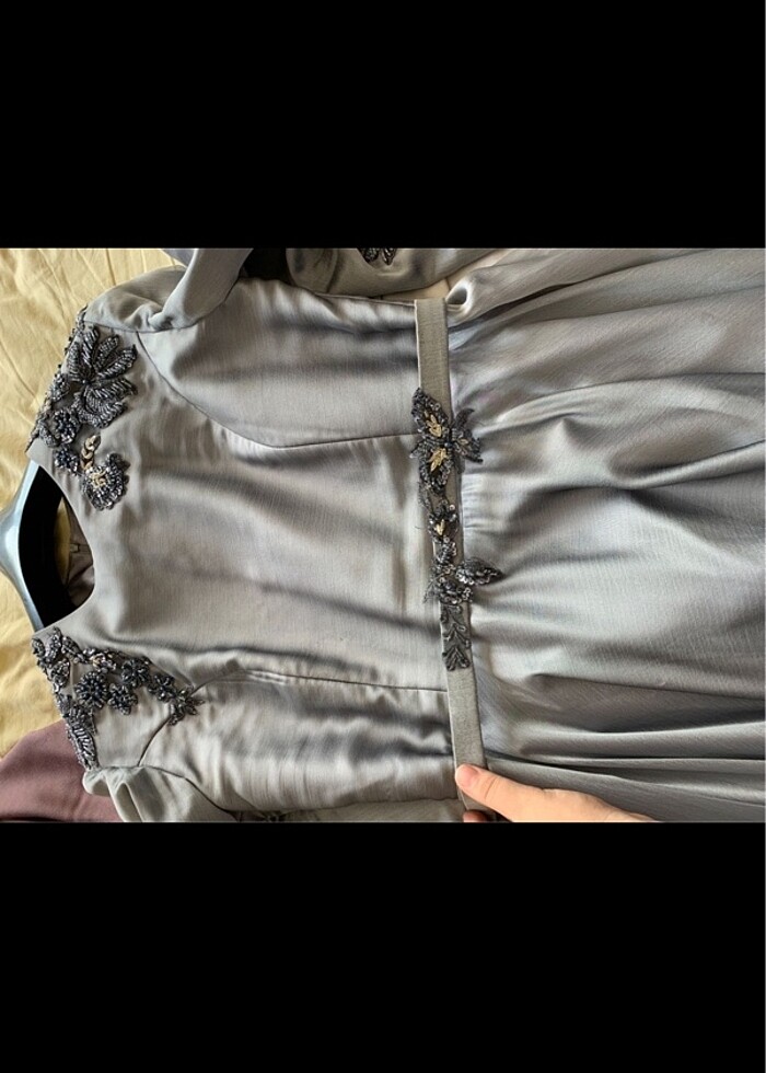 Tesettür özel tasarım abiye - Görsel 5