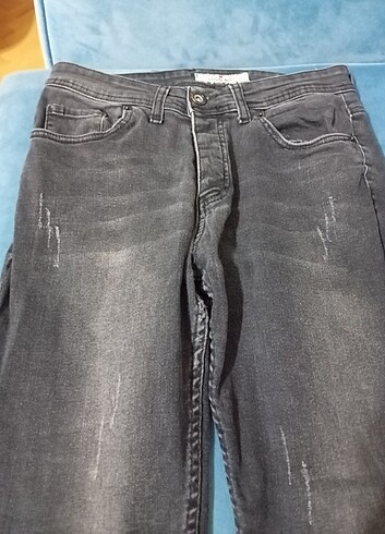 33 Beden siyah Renk Denim Bro Erkek Kot Pantolon