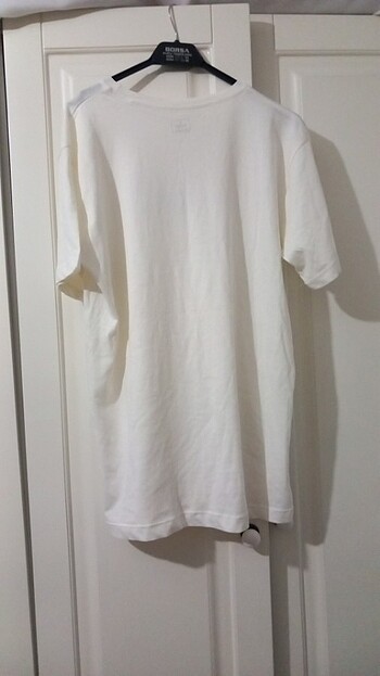 l Beden beyaz Renk Kadin oversize tshirt