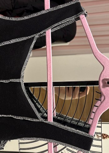 Siyah kadın crop - Görsel 3