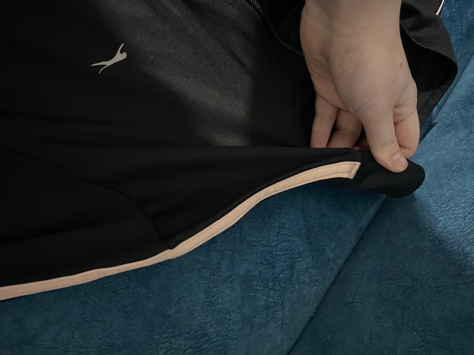 Kadın Siyah SLAZENGER Fermuarlı Spor Ceket - Görsel 2