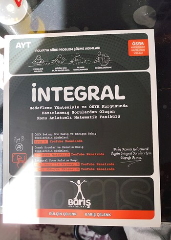 İntegral Konu Anlatımlı Matematik Fasikülü